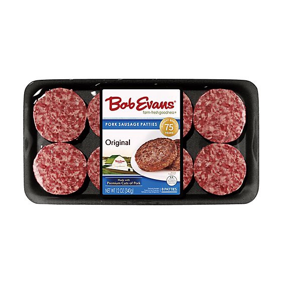 slide 1 of 1, Bob Evans Breakfast Sausage Patties - 12 Oz, 12 oz