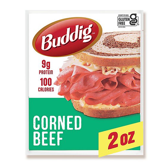 slide 1 of 1, Buddig Deli Corned Beef Original - 2 Oz, 2 oz