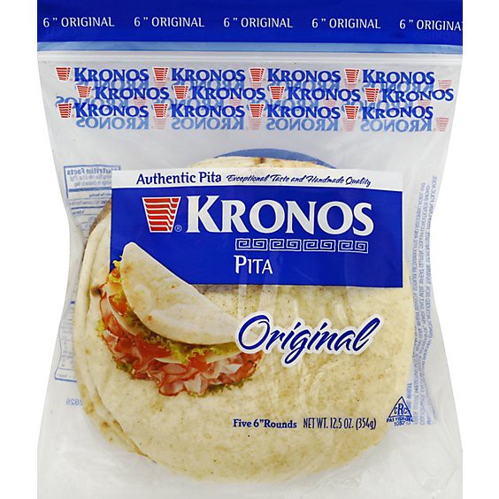 slide 1 of 1, Krono Bread Pita White - 13 Oz, 13 oz
