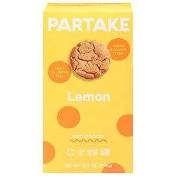 Partake Foods Cookies Soft Baked Lemon - 5.50 Oz