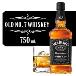 Jack Daniels Old No. 7 Tennessee Whiskey 80 Proof In Bottle - 750 Ml