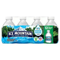 Ice Mountain Natural Spring Water - 12-8 Fl. Oz.