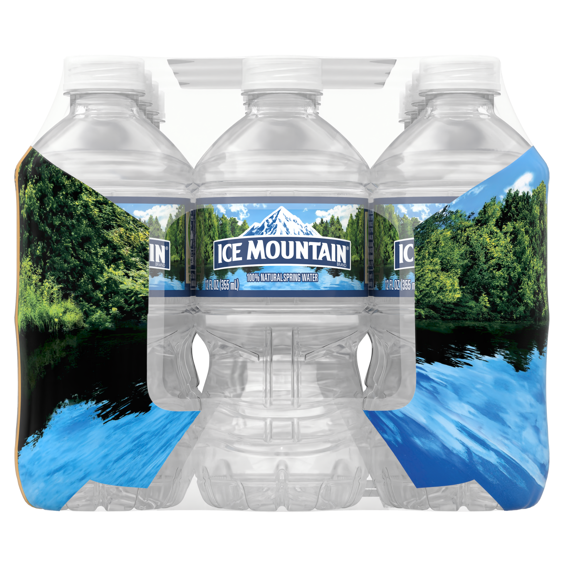 slide 2 of 3, Ice Mountain 100% Natural Spring Water - 12-12 Fl. Oz., 12 ct; 12 fl oz