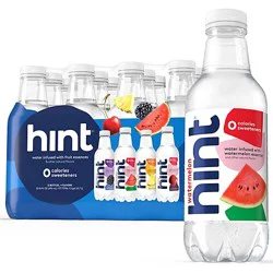 Hint Water Infused With Blackberry Pineapple Watermelon & Cherry Variety Pack - 12-16 Fl. Oz.