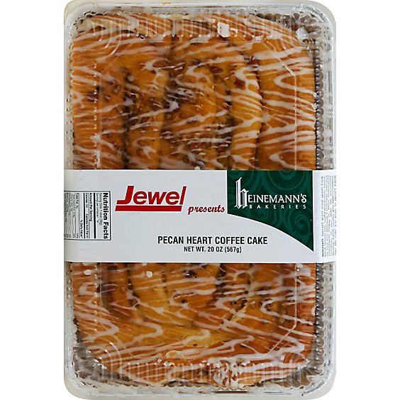slide 1 of 1, Pecan Heart Coffee Cake - 20 Oz, 20 oz