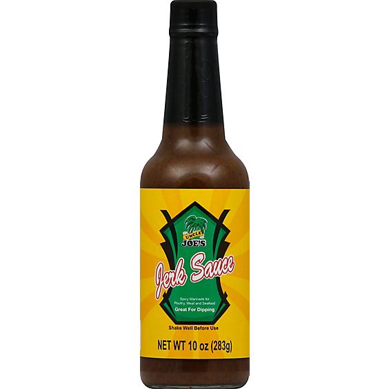 slide 1 of 1, Uncle Joes Jerk Sauce - 10 Oz, 10 oz