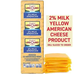 Land O Lakes 2% Milk Yellow American Cheese