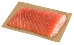 Atlantic Salmon Portion 6 Oz Color Added Fresh Service Case - Each