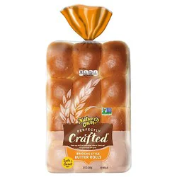 Natures Own Perfectly Crafted Brioche Style Butter Rolls Non-Gmo Dinner Rolls 12 Count - 12 Oz