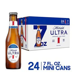 Michelob Ultra Superior Light American Lager Beer In Mini Cans - 24 - 7 Fl. Oz.