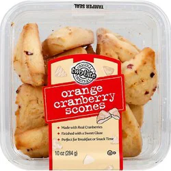 Two Bite Orange Cranberry Scones - 10 Oz