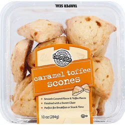 Two Bite Caramel Toffee Scones - 10 Oz