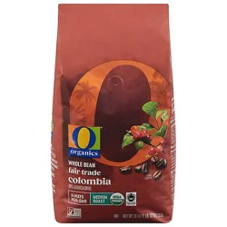 O Organics Coffee Colombia Whole Bean - 26 Oz