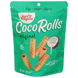 Sun Tropics Cocorolls Original Rolled Coconut Wafers - 4 Oz