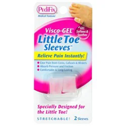 Pedifix Visco Gel Little Toe Sleeves - 2 Count