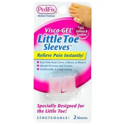 Pedifix Visco Gel Little Toe Sleeves - 2 Count