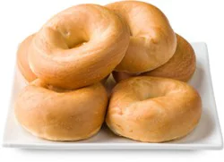 Plain Bagels 6 Count