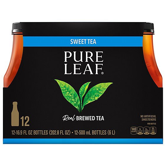 slide 1 of 1, Pure Leaf Tea Brewed Sweet - 12-16.9 Fl. Oz., 12 ct; 16.9 fl oz