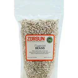 Zursun Heirloom Beans Flageolets Beans - 1.5 Lb