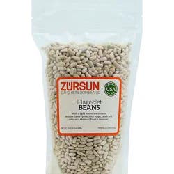 Zursun Heirloom Beans Flageolets Beans - 1.5 Lb