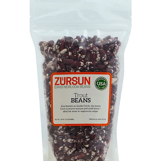 slide 1 of 1, Zursun Heirloom Beans Trout Beans - 1.5 Lb, 1.5 lb