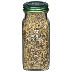 Simply Organic Garlic Pepper Jar - 3.73 Oz