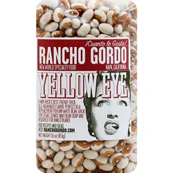 Rancho Gordo Yellow Eye Beans - 16 Oz
