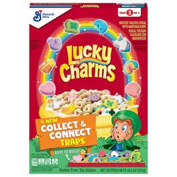 Lucky Charms Cereal Frosted Toasted Oat With Marshmallows - 10.5 Oz