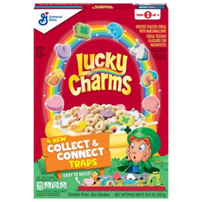 slide 1 of 1, Lucky Charms Cereal Frosted Toasted Oat With Marshmallows - 10.5 Oz, 10.5 oz