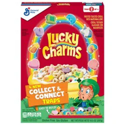 Lucky Charms Cereal Frosted Toasted Oat With Marshmallows - 10.5 Oz