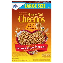 Cheerios Honey Nut Cereal Whole Grain Oat Sweetened Real Honey - 15.4 Oz