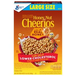 Cheerios Honey Nut Cereal Whole Grain Oat Sweetened Real Honey - 15.4 Oz