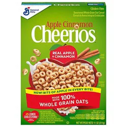 Cheerios Cereal Whole Grain Oats Apple Cinnamon Box - 11 Oz