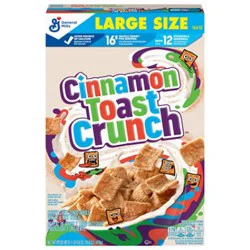 Cinnamon Toast Crunch Cereal Large Size - 16.8 Oz
