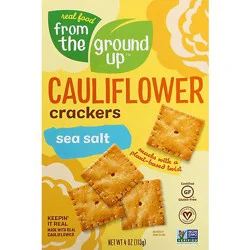 Earthly T Crackers Cauliflwr Seaslt - 4 Oz