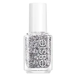 Essie Luxeffects Salon-Quality Nail Polish Vegan Silver Sparkle Set In Stones - 0.46 Fl. Oz.