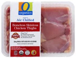 O Organics Boneless Skinless Organic Chicken Thighs - 1.50 Lb