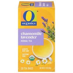 O Organics Tea Chamomile Lavender - 20 Count