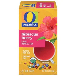 O Organics Tea Hibiscus Berry - 20 Count