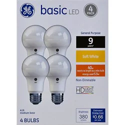 Ge 40w Eq Basic Sw - 4 Count