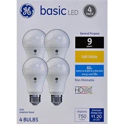 Ge 60w Eq Basic Sw - 4 Count