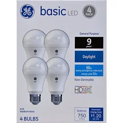 Ge 60w Eq Basic Day - 4 Count