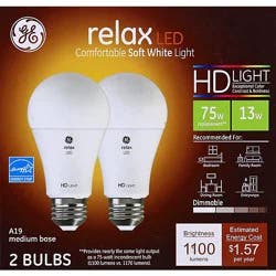 Ge 75w Eq Hd Relax - 2 Count