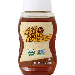 Honey In The Raw Organic - 16 Oz