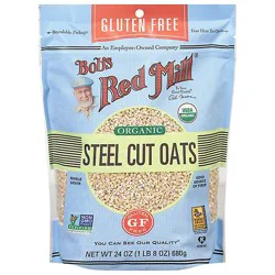 Bobs Red Mill Steel Cut Oats Gluten Free Organic - 24 Oz