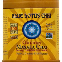 Blue Lotus Golden Masala Chai Tin - 3 Oz
