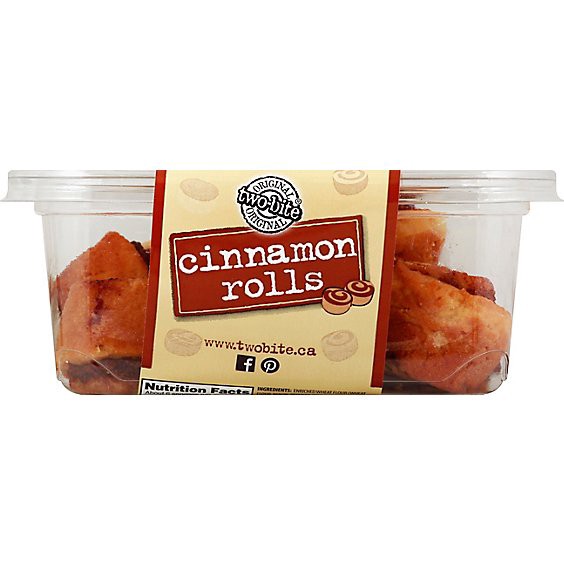slide 1 of 1, Two Bite Cinnamon Rolls Square Tub - 12 Oz, 12 oz