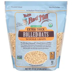 Bob's Red Mill Organic Extra Thick Rolled Oats - 32 Oz