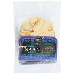 Signature Select Original Mini Naan - 4 Count