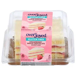 Overjoyed Gluten Free Strawberry White Chocolate Shortcake - 19.4 Oz